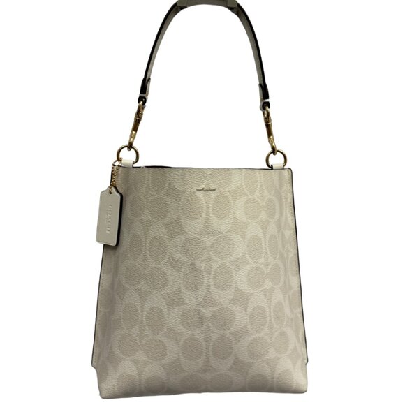 Coach Mini Tote Bag in Signature Canvas - Picture 2 of 6